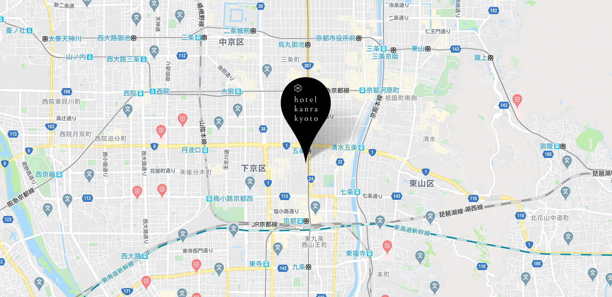 〒600-8176 京都府京都市下京区烏丸通六条下る北町190