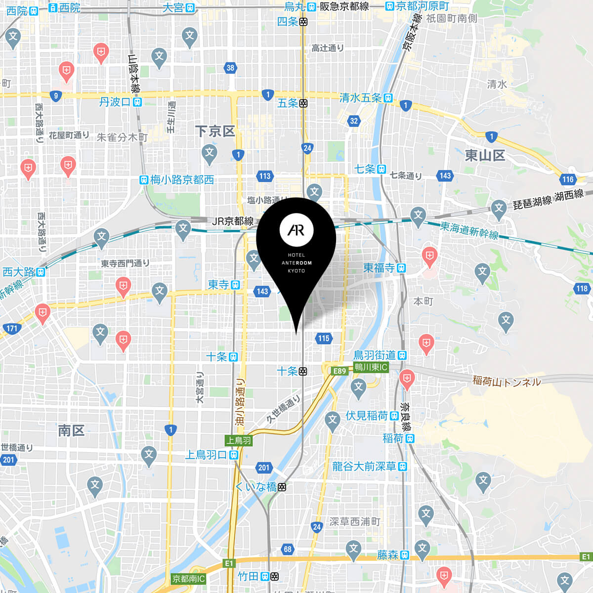 〒601-8044 京都府京都市南区東九条明田町7番
